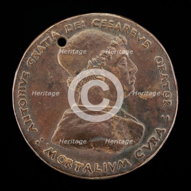 Antonio Gratiadei, died 1491, Imperial Envoy [obverse], c. 1480. Creator: Bertoldo di Giovanni.