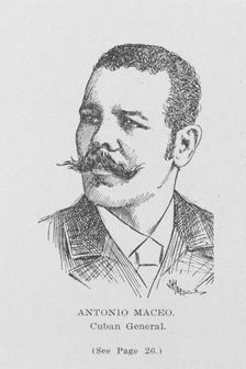 Antonio Maceo; Cuban General, 1907. Creator: Unknown
