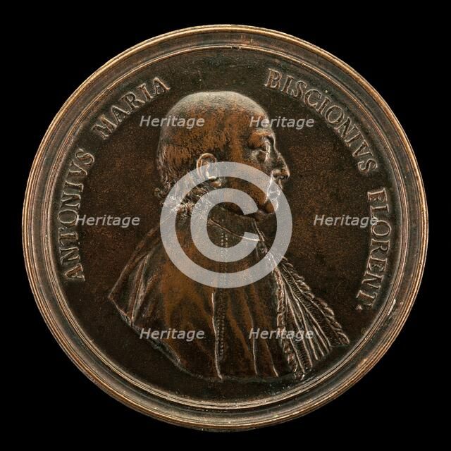 Antonio Maria Biscioni [obverse], 1725. Creator: Lorenzo Maria Weber.