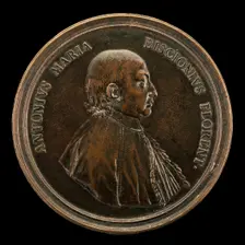 Antonio Maria Biscioni [obverse], 1725. Creator: Lorenzo Maria Weber