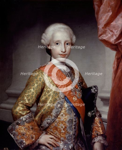 Antonio Pascual de Borbón y Sajonia, Infante of Spain, 1767. Creator: Anton Raphael Mengs.