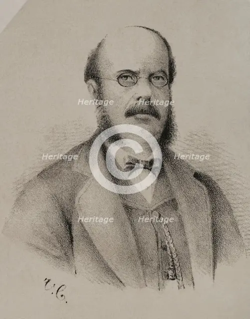 Antonio Pirala, (1824-1903), Spanish historian and politician, 1870.  Creator: Unknown.