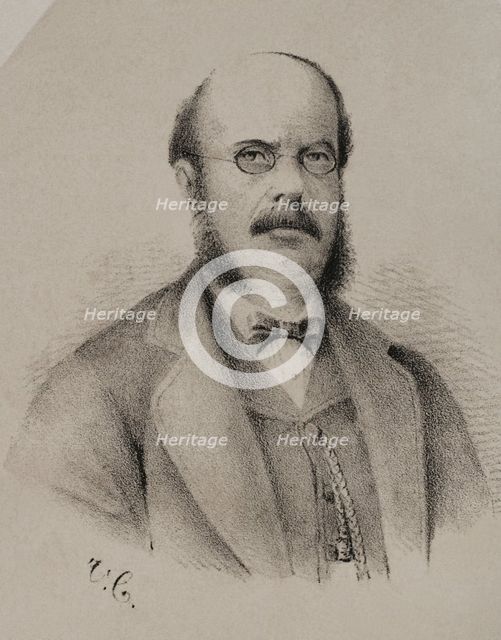 Antonio Pirala, (1824-1903), Spanish historian and politician, 1870.  Creator: Unknown.