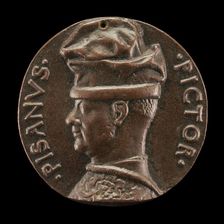 Antonio Pisano, called Pisanello, the Painter and Medallist [obverse], c. 1440/1443. Creator: Antonio Marescotti