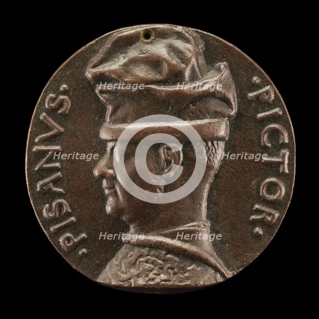 Antonio Pisano, called Pisanello, the Painter and Medallist [obverse], c. 1440/1443. Creator: Antonio Marescotti.