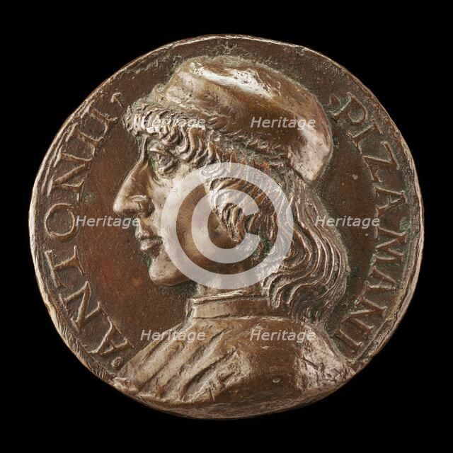 Antonio Pizzamani, 1462-1512, Venetian Scholar and Apostolic Pronotary, Bishop of Feltre 1504 [obver Creator: Unknown.