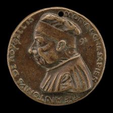 Antonio Roselli of Arezzo, 1380-1466, Jurist [obverse], probably 1460/1466. Creator: Bartolomeo Bellano
