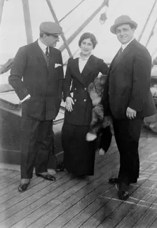 Antonio Scotti, Lucrezia Bori, Pasquale Amato, 1912. Creator: Bain News Service