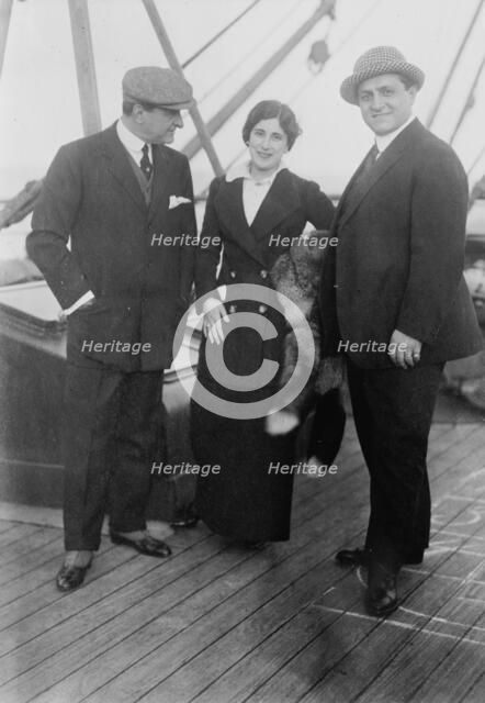 Antonio Scotti, Lucrezia Bori, Pasquale Amato, 1912. Creator: Bain News Service.