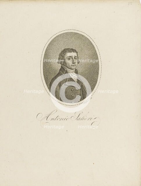 Antonio Salieri (1750-1825), c. 1800. Creator: Scheffner, Johann Gottfried (1765-1825).
