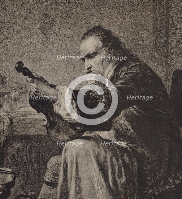 Antonio Stradivari (1644-1737), 1860. Creator: Hamman, Edouard Jean Conrad (1819-1888).