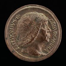 Antoine, 1421-1504, Grand Bastard of Burgundy [obverse], 1472/1480. Creator: Giovanni Candida