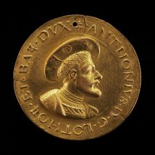Antoine, 1489-1544, Duke of Lorraine and Bar 1508 [obverse], early 16th century. Creator: Unknown
