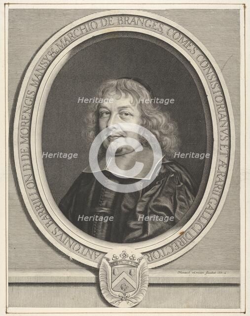 Antoine Barillon, 1661. Creator: Robert Nanteuil.