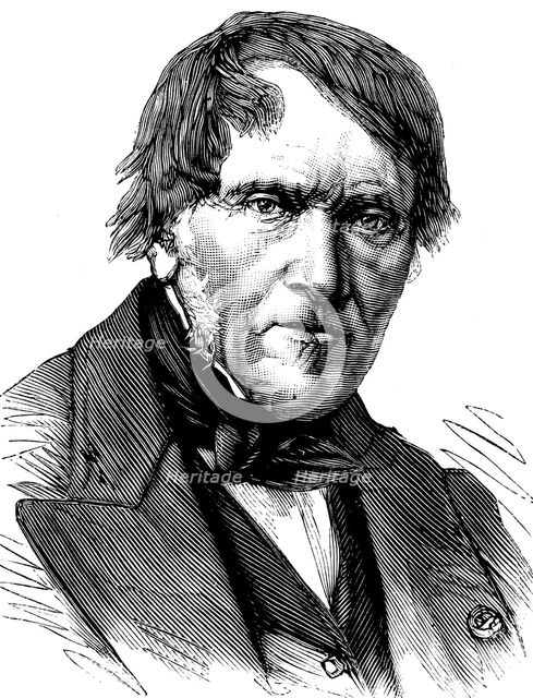 Antoine Cesar Becquerel (1788-1878), French physicist, 1878. Artist: Unknown