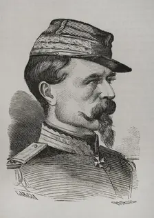 Antoine Chanzy (Antoine Alfred Eugène Chanzy) (1823-1883), French general, 1870. Creator: Marcelo Paris