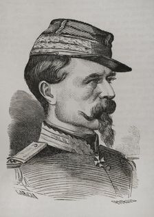 Antoine Chanzy (Antoine Alfred Eugène Chanzy) (1823-1883), French general, 1870. Creator: Marcelo Paris