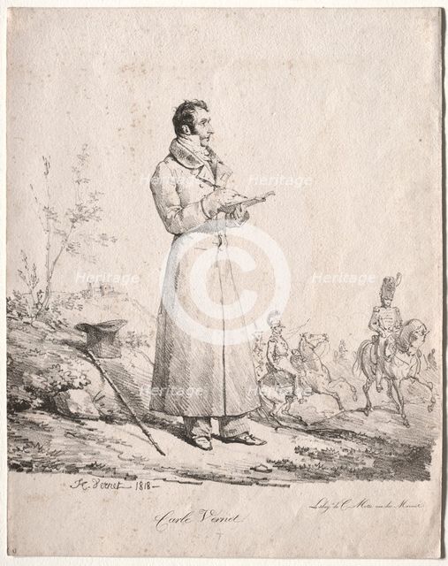 Antoine Charles Horace Vernet, called Carle. Creator: Horace Vernet (French, 1789-1863).