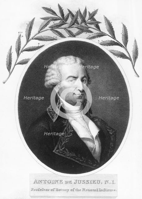 Antoine de Jussieu, 18th century French botanist, 1807. Creator: Unknown.