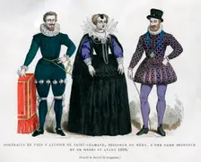 Antoine de Saint-Chamand, Seigneur de Mery, unknown lady and Henry IV of France, 1600 (1882-1884)
