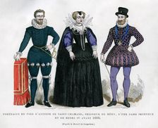 Antoine de Saint-Chamand, Seigneur de Mery, unknown lady and Henry IV of France, 1600 (1882-1884)