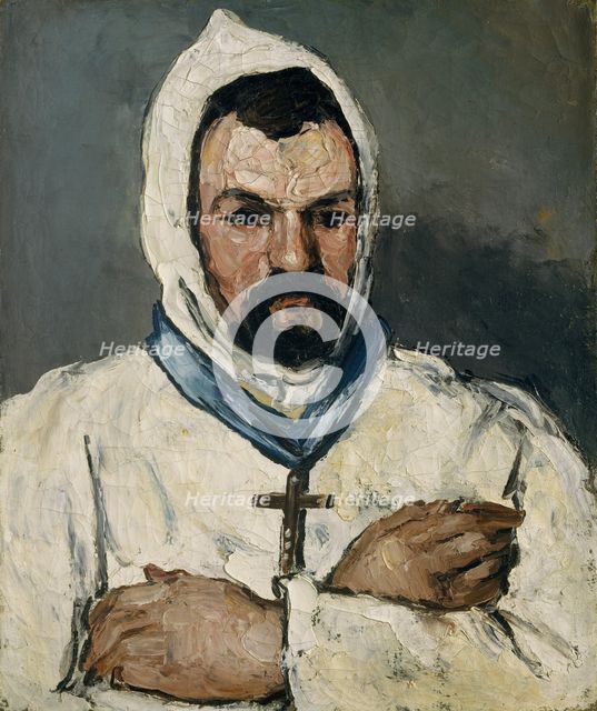 Antoine Dominique Sauveur Aubert (born 1817), the Artist's Uncle, as a Monk, 1866. Creator: Paul Cezanne.