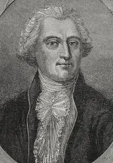 Antoine-François Bertrand de Molleville (1744-1818), French politician, staunch royalist, 1876. Creator: Pannemaker