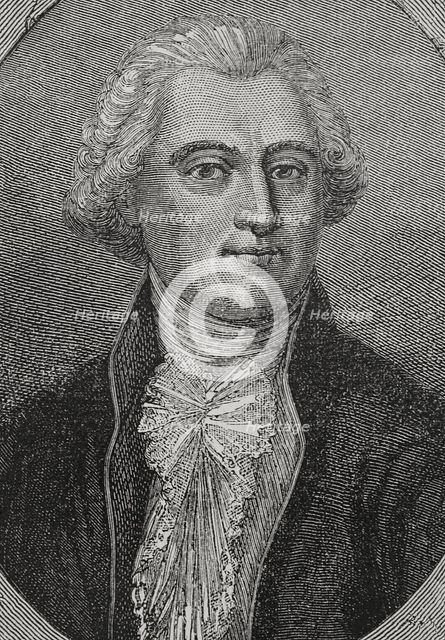 Antoine-François Bertrand de Molleville (1744-1818), French politician, staunch royalist, 1876.  Creator: Pannemaker.