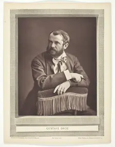 Antoine Gustave Droz (French writer, 1832-1895), c. 1853/72. Creator: Nadar