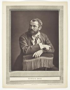 Antoine Gustave Droz (French writer, 1832-1895), c. 1853/72. Creator: Nadar