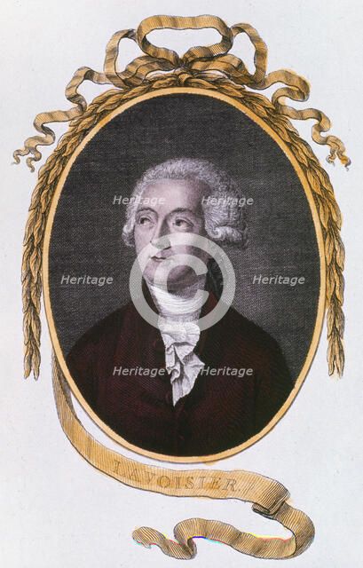Antoine Laurent Lavoisier, 18th century French chemist, 1801. Artist: Unknown
