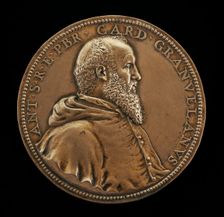 Antoine Perrenot, 1517-1586, Bishop of Arras 1540, Cardinal Granvelle 1561, c. 1560. Creator: Jacques Jonghelinck