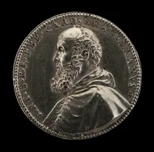 Antoine Perrenot, Cardinal Granvelle, 1517-1586, Bishop of Arras 1540, Cardinal 1561 [obverse]. Creator: Giovanni Vincenzo Melone