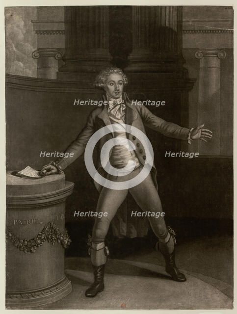 Antoine-Pierre-Joseph-Marie Barnave (1761-1793). Creator: Audebert, Jean Baptiste (1749-1800).