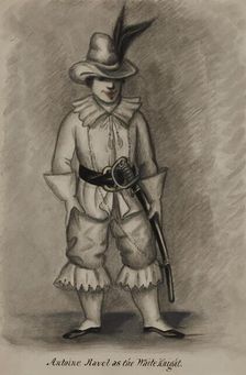 Antoine Ravel as the White Knight, 1855-1859. Creator: Alfred Jacob Miller