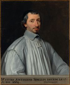 Antoine Singlin, about 1646. Creator: Philippe de Champaigne