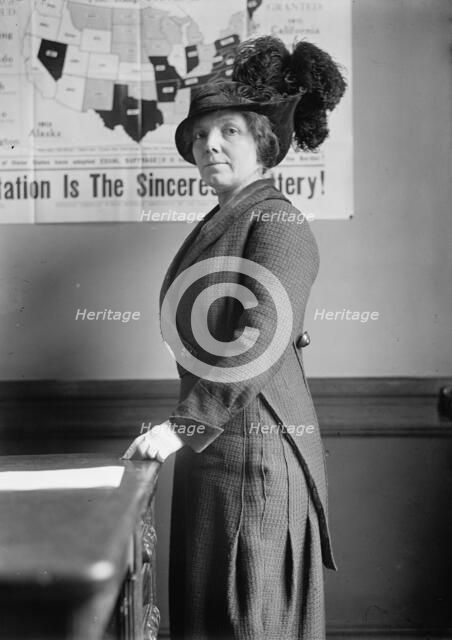 Antoinette Funk, Co-Chairman N.A.W.S.A., 1914. Creator: Harris & Ewing.