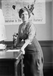 Antoinette Funk, Co-Chairman N.A.W.S.A., 1914. Creator: Harris & Ewing