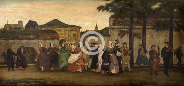 Antwerp Wedding, 1866. Creator: Willem Linnig II.