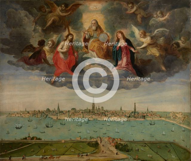Antwerp and the Vlaams Hoofd , 1600. Creator: Grimmer, Abel (1570-1619).