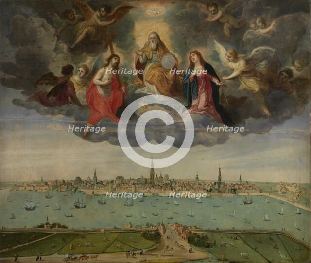 Antwerp and the Vlaams Hoofd in 1600, 1600. Creator: Abel Grimmer.