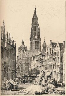 Antwerp c1820 (1915). Artist: Samuel Prout