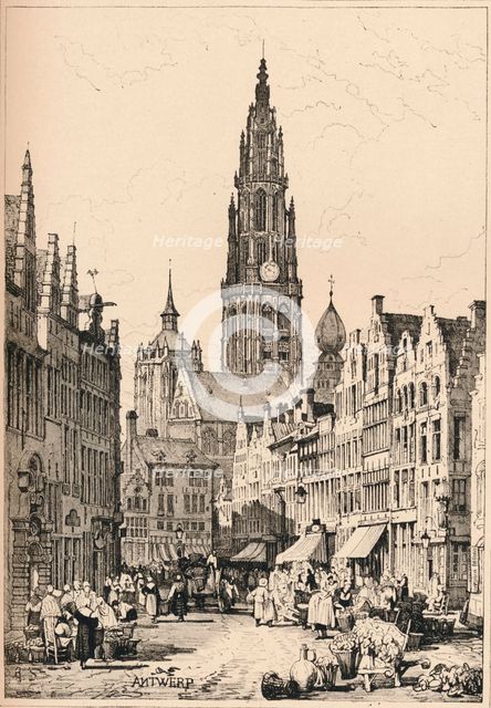 'Antwerp', c1820 (1915). Artist: Samuel Prout.