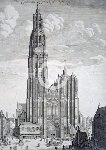 Antwerp Cathedral, Belgium, 17th century. Creator: Unknown.
