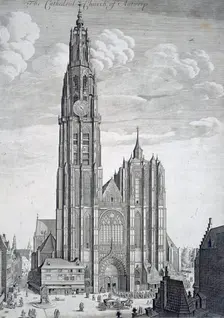 Antwerp Cathedral, Belgium, 17th century. Creator: Unknown