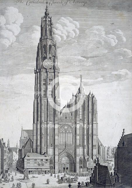 Antwerp Cathedral, Belgium, 17th century. Artist: Unknown