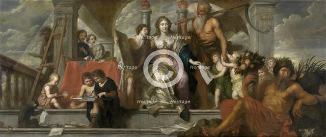 Antwerp, Nourishing the Painters, 1663-1665. Creator: Theodor Boeyermans.