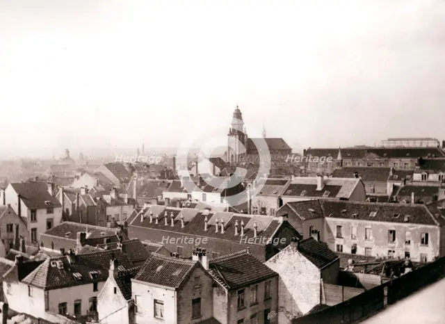 Antwerp skyline, 1898.Artist: James Batkin