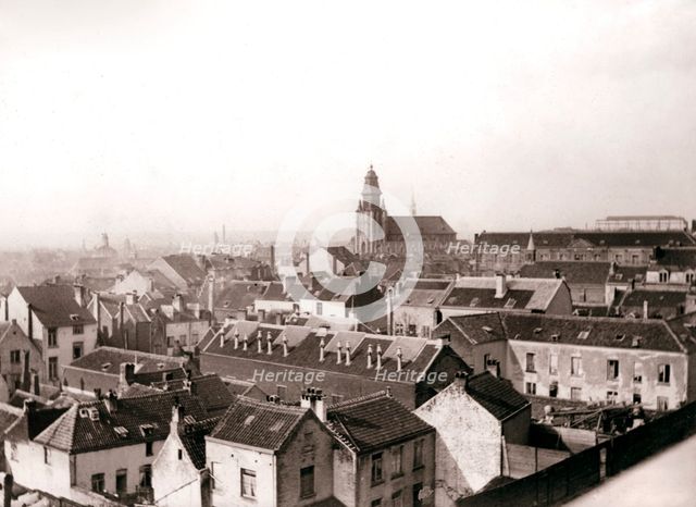 Antwerp skyline, 1898.Artist: James Batkin