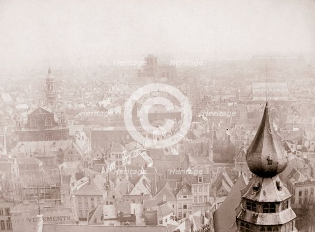 Antwerp skyline, 1898.Artist: James Batkin